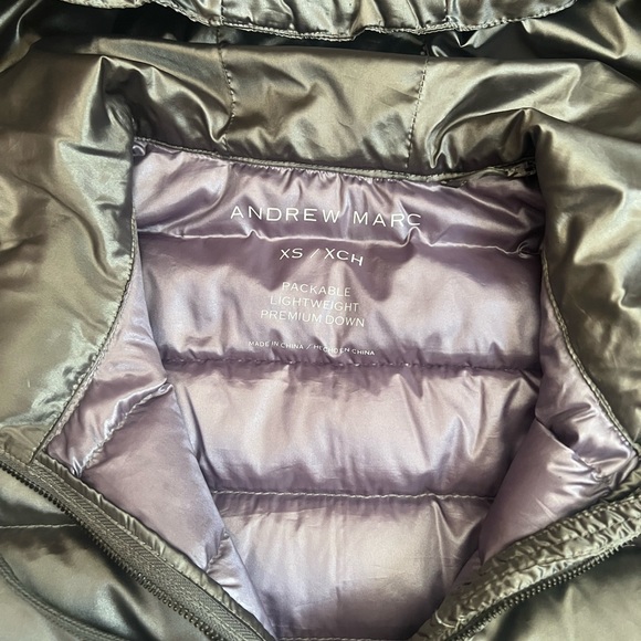 🚫Donated⛔️Andrew Marc Packable Puffer Coat Lightweight Premium Duck Down - Picture 6 of 12